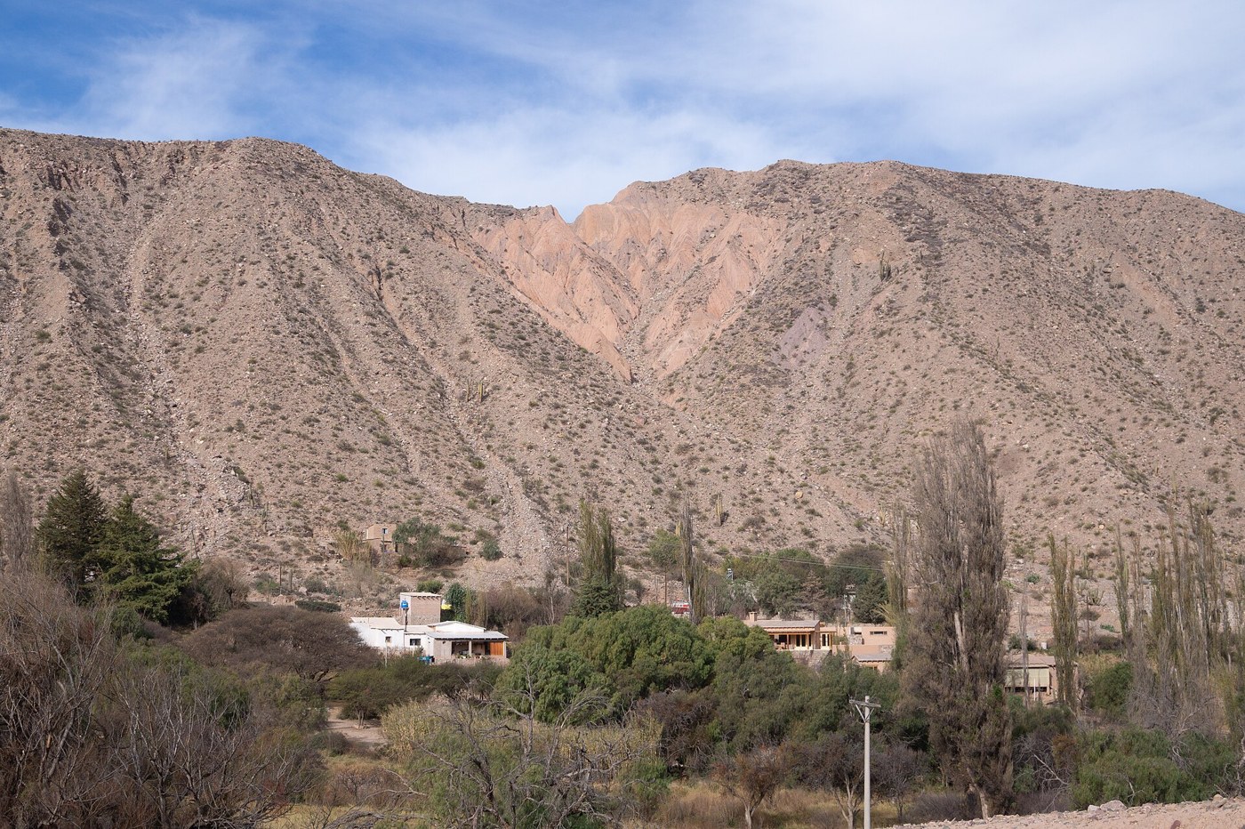 Tilcara viewed from the Pucará