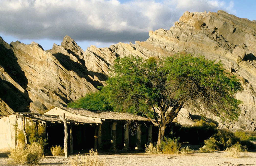 Landscape at San Carlos, Salta, photographed in 1994