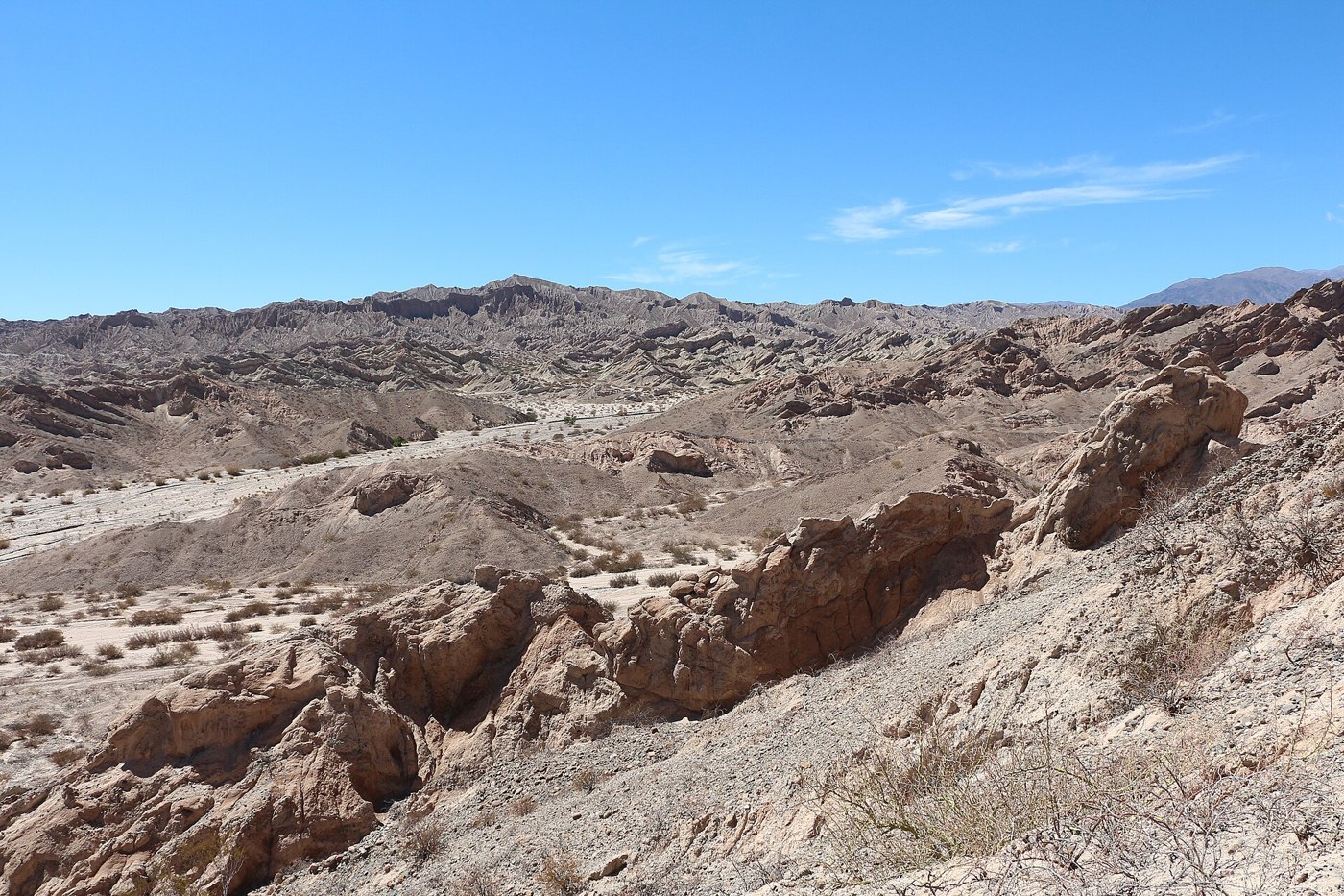 Formations in the Quebrada de las Flechas