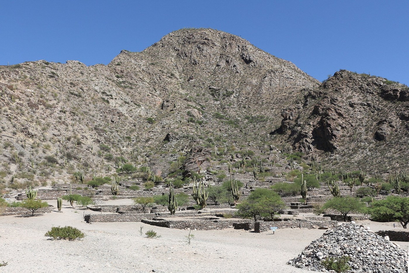 View of the Quilmes archaeological site