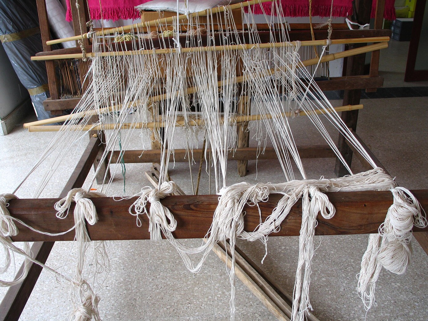 Craftspeople's loom in Cafayate