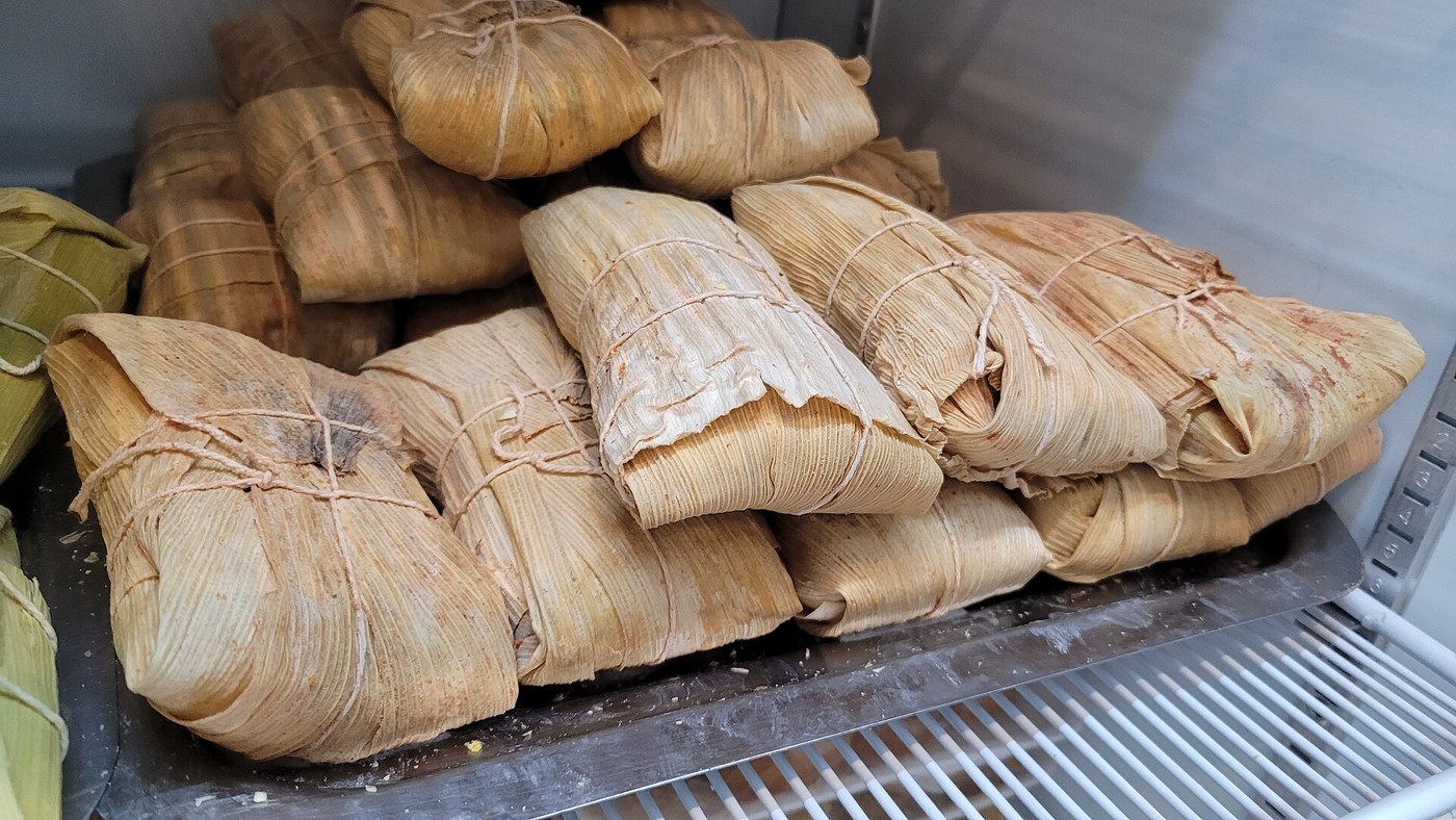 Meat tamales from Tucumán, wrapped in corn husks