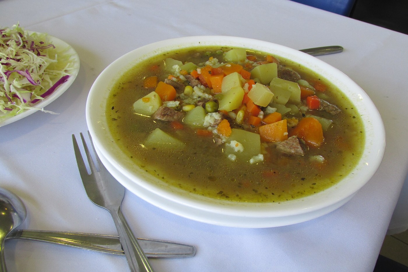 Carbonada served as a stew