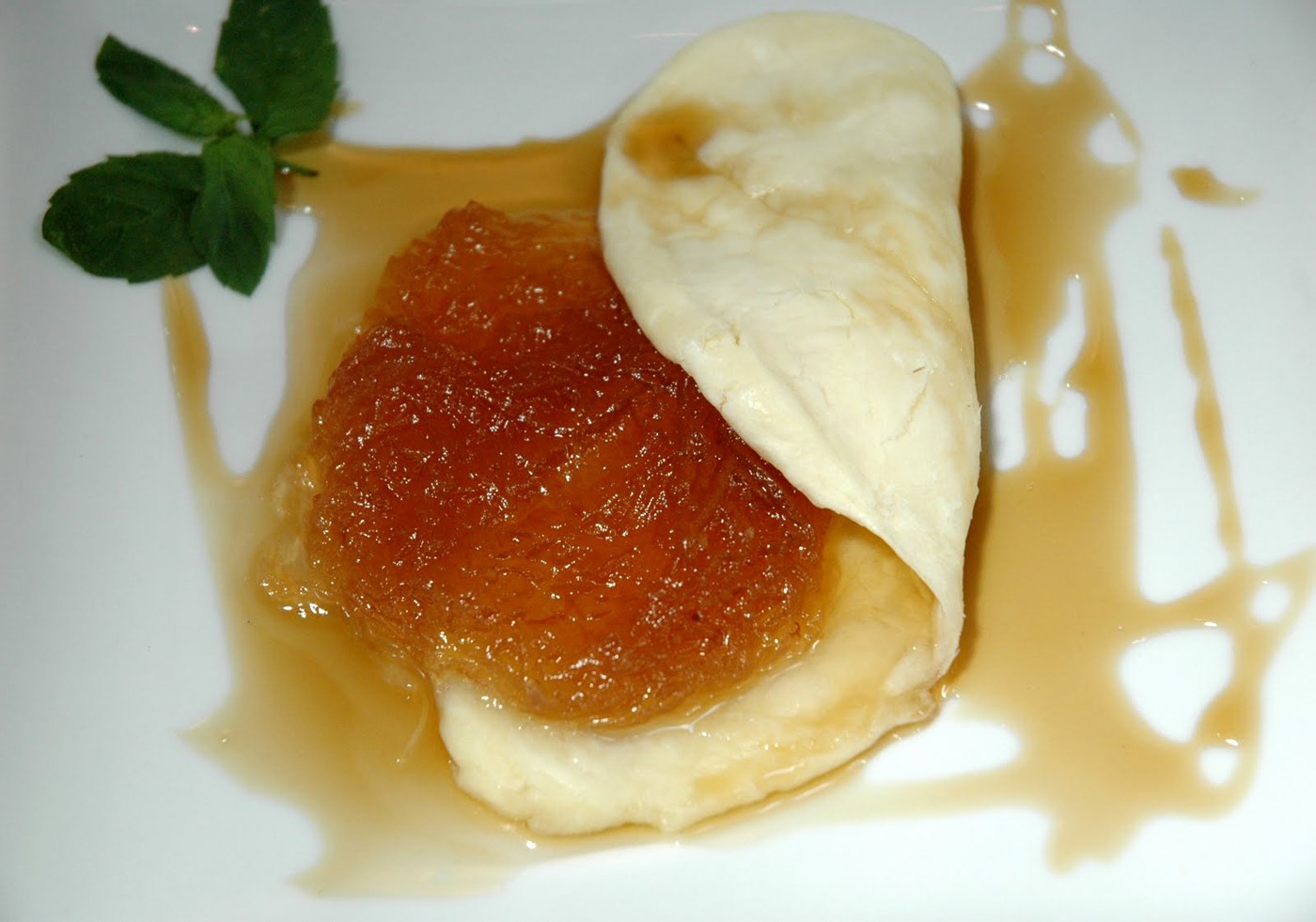 Quesillo with cayote preserve, walnuts, and cane syrup, Salta