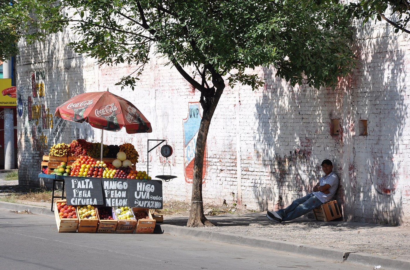 Fruit vendor in Salta