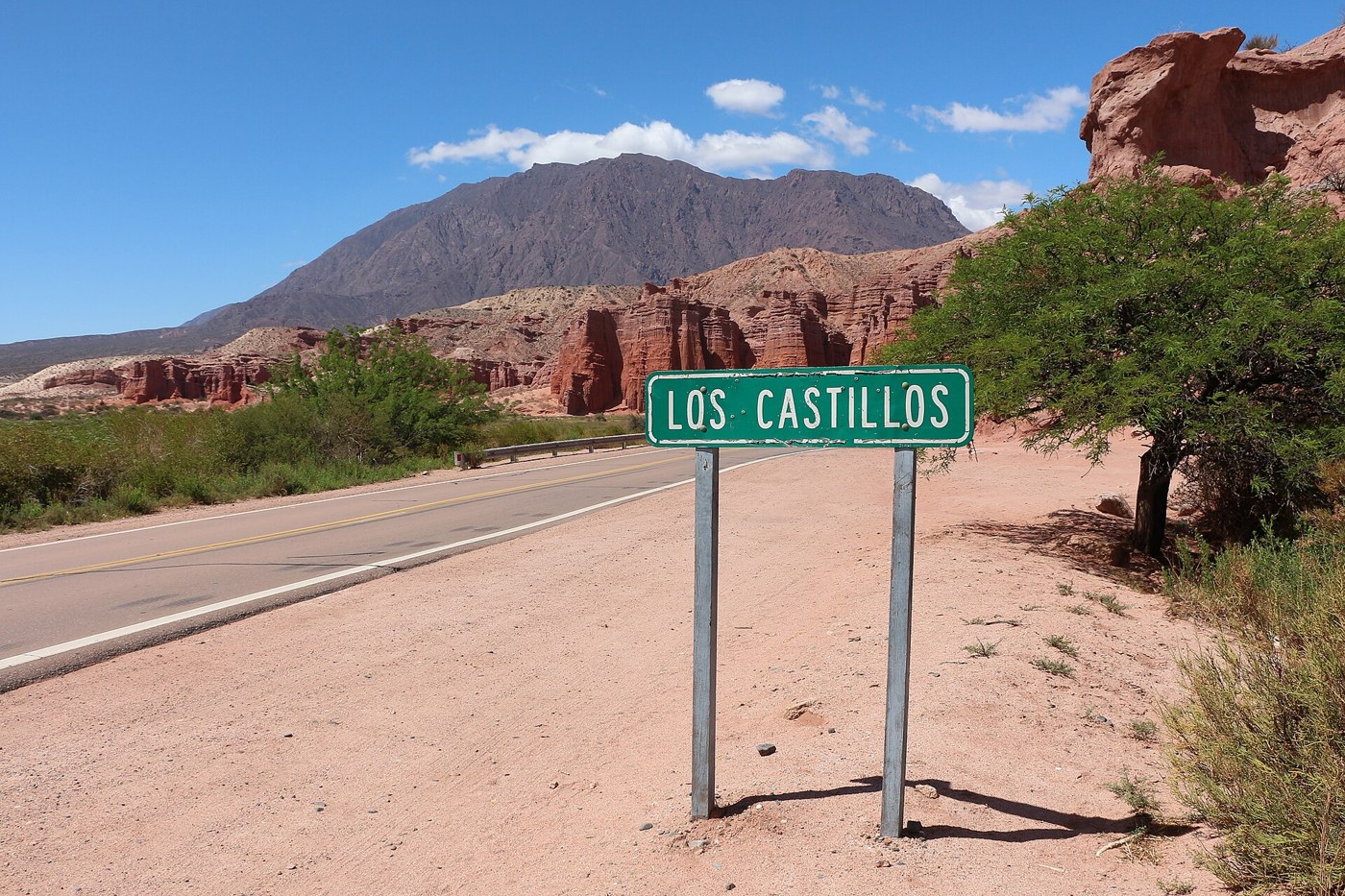 Los Castillos stop in the Quebrada de las Conchas