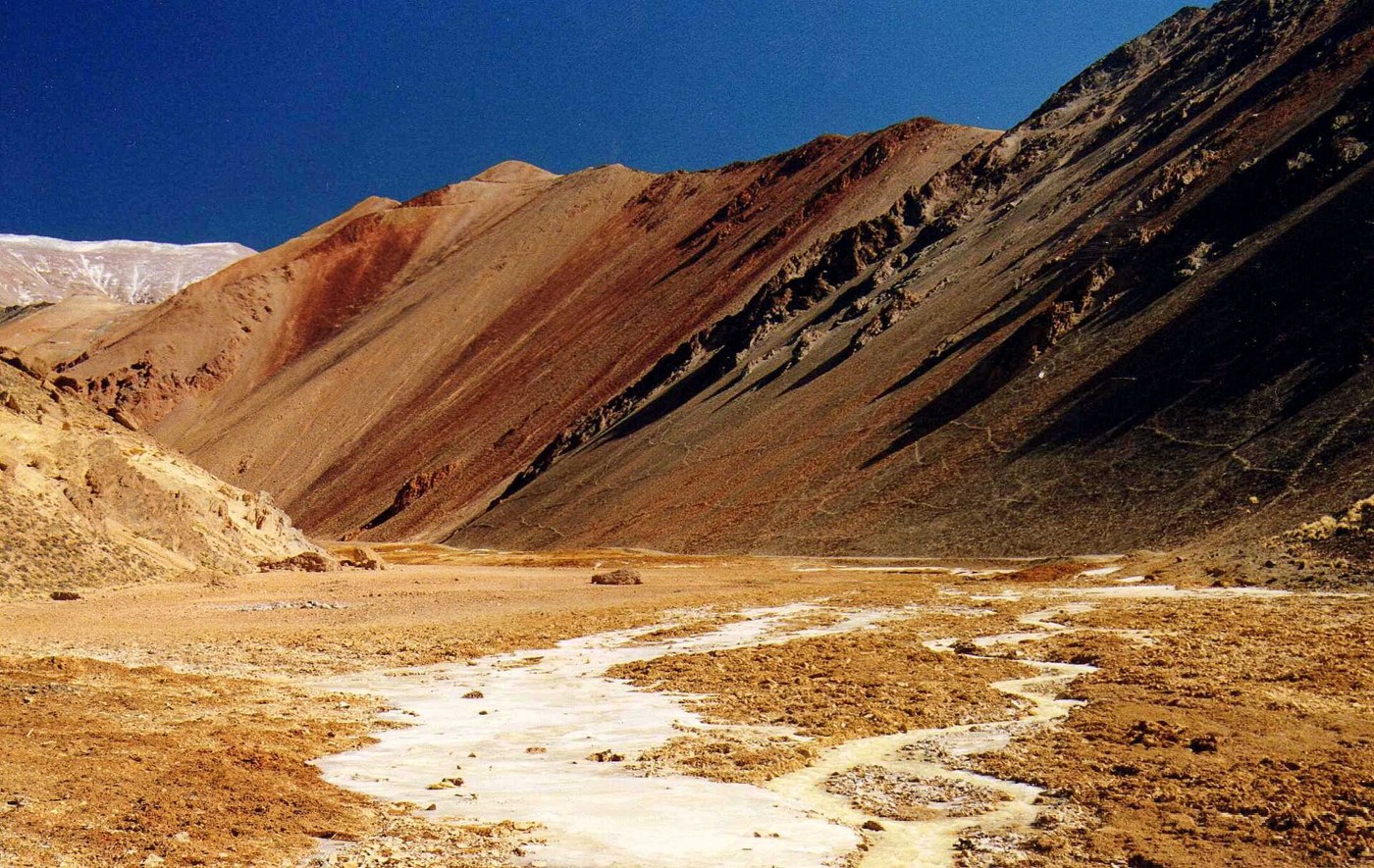 Landscape on the road toward La Mejicana, Famatina